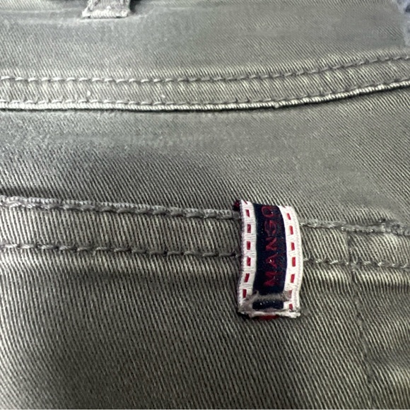 Mango Basics Pants Size 6  Green 5-Pockets. - Picture 11 of 14